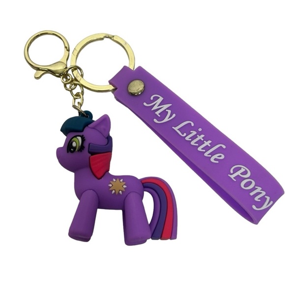 My Little Pony Twilight Sparkle Rubber Keychain NEW - Picture 3 of 15